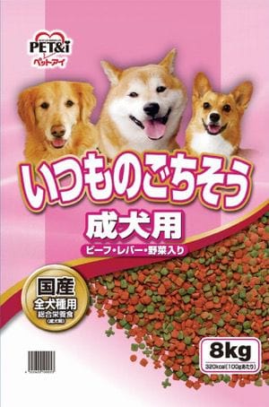 いつものごちそう<br>成犬用 ビーフ・レバー・野菜入り