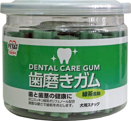 歯磨きガム　緑茶風味
